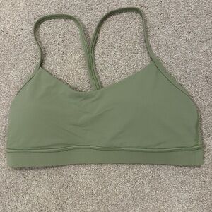 lululemon Flow Y Bra, Size 10, Light Green